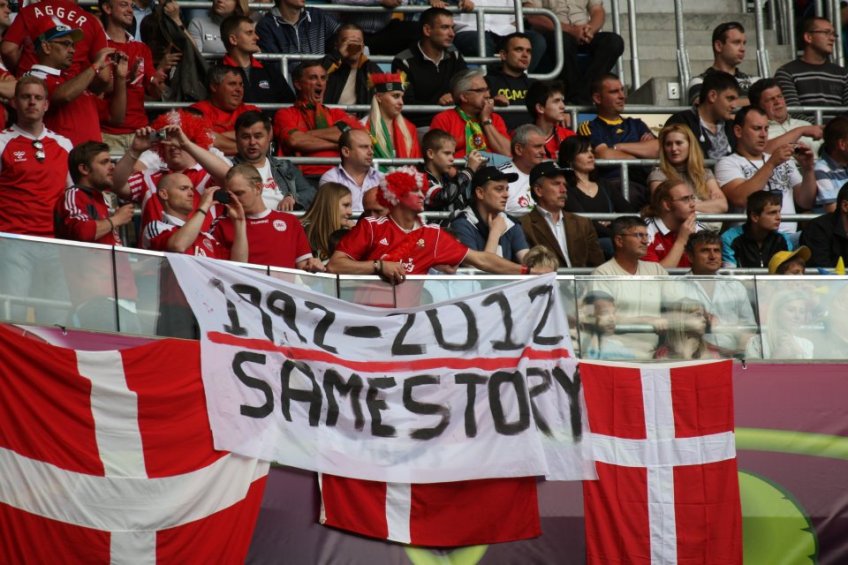 Danish Football Fans, EURO2012, Lviv, Ukraine