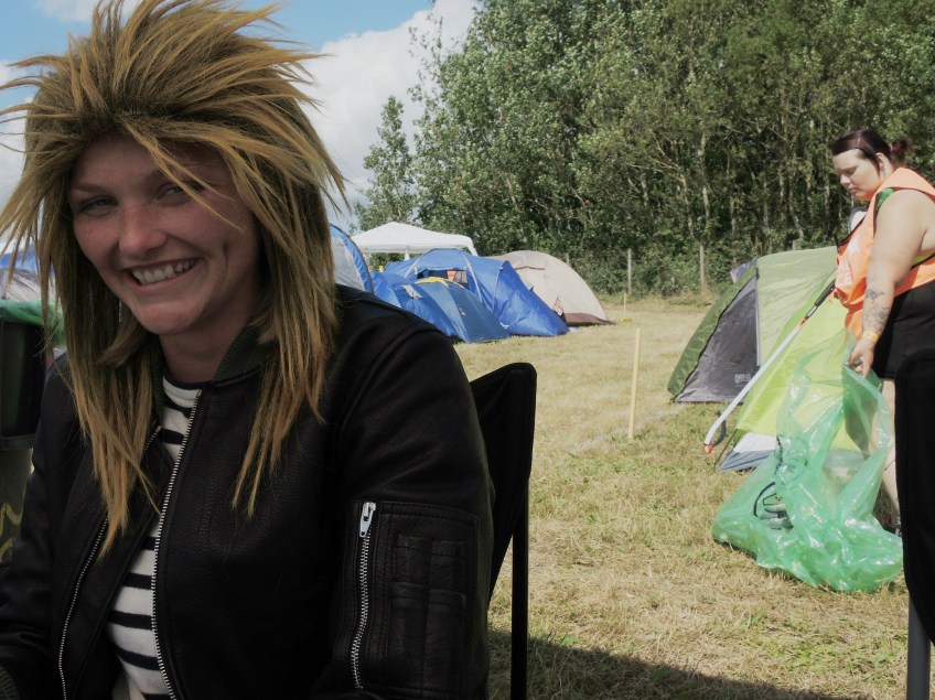 Camp J housecleaning. Photo by Robin Elizabeth Herr